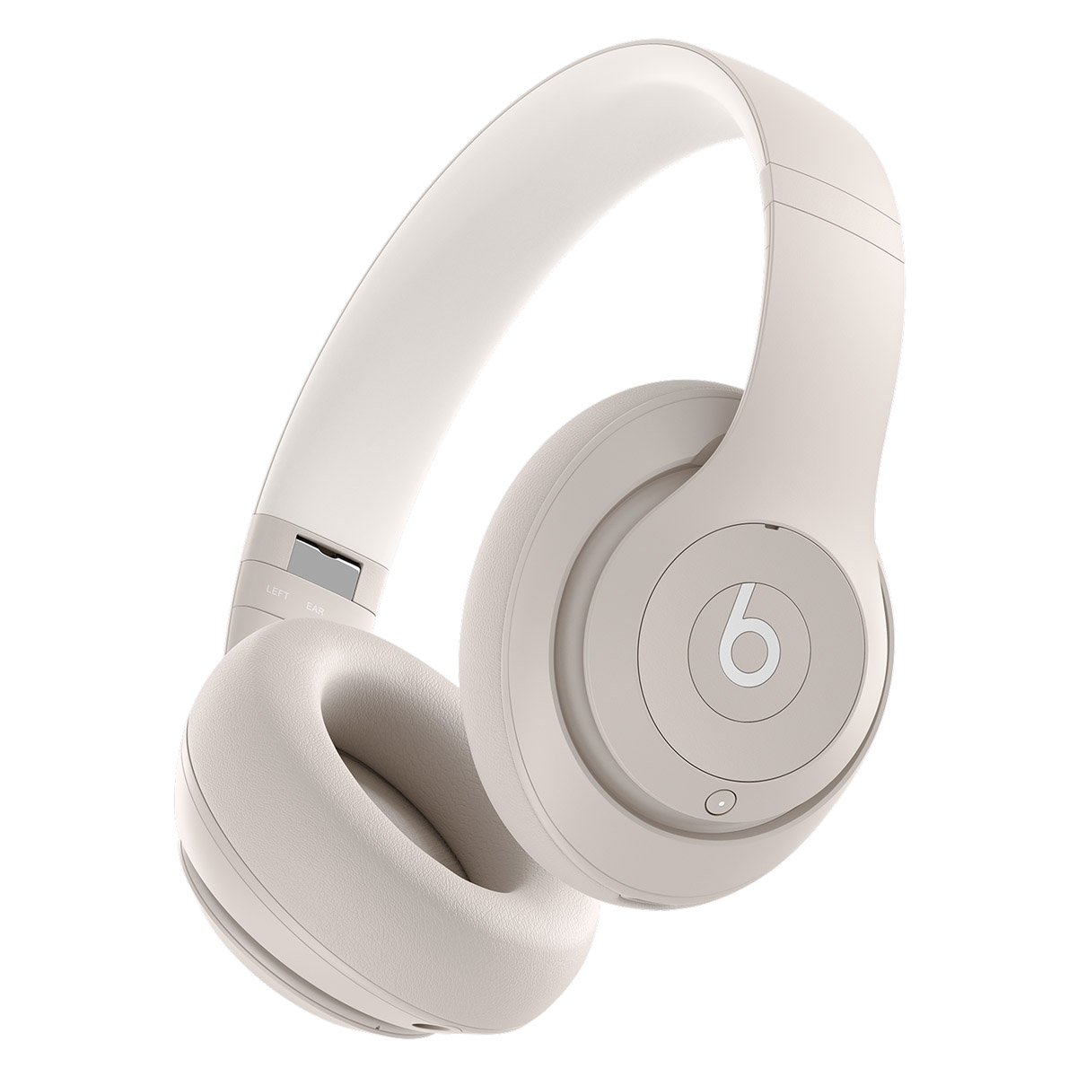 Beats Studio Pro headphones in sand dust color.